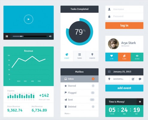 dashboard-flat-components